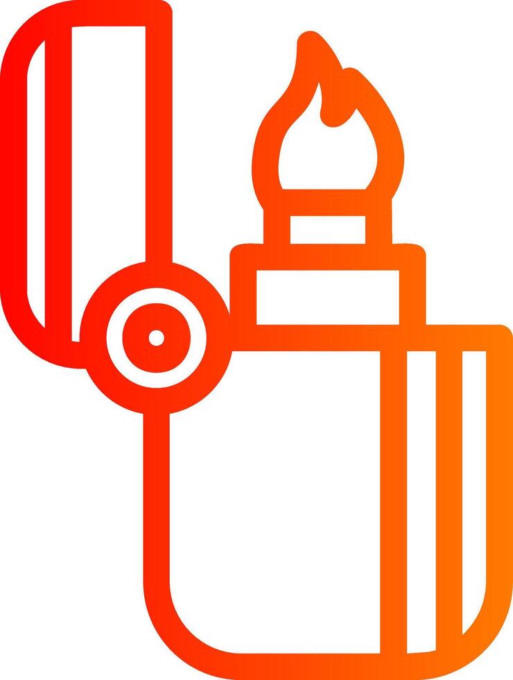 Lighter Colorful Icon vector