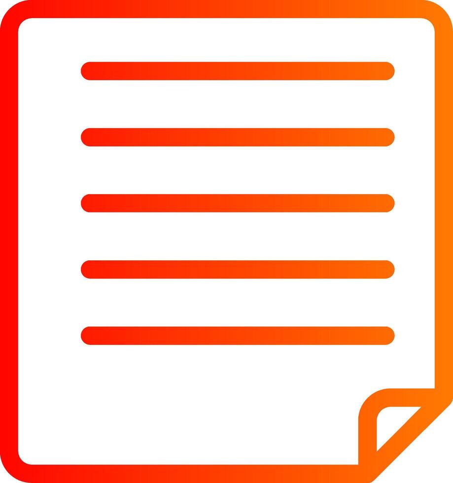 Document Colorful Icon vector
