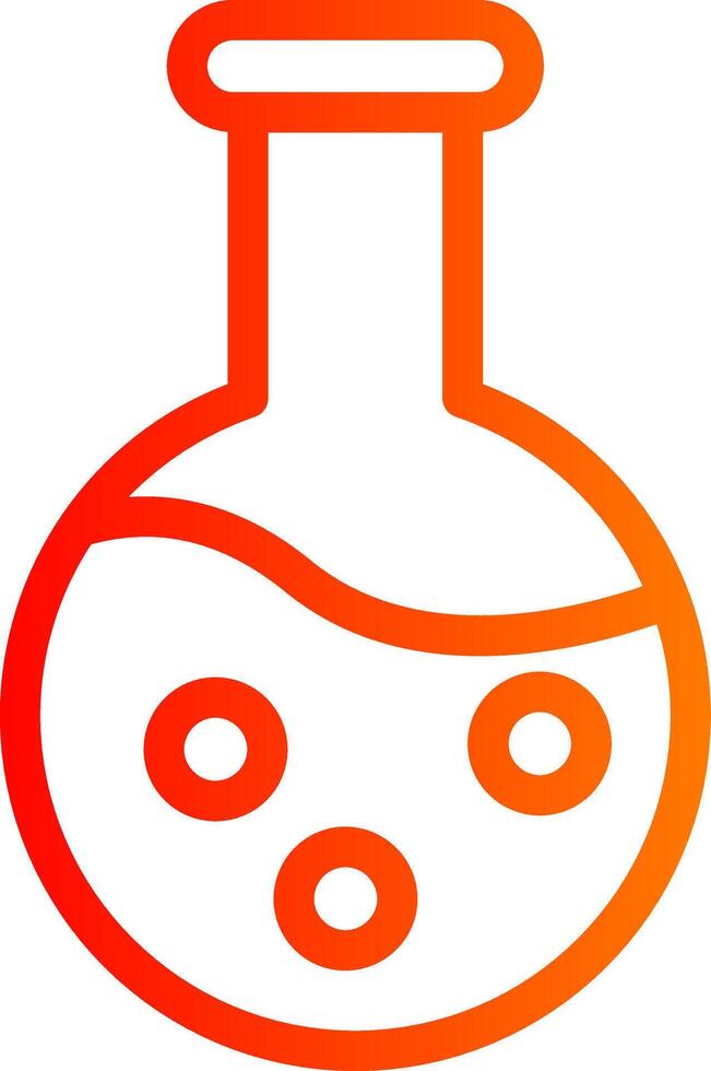 Flask Colorful Icon vector
