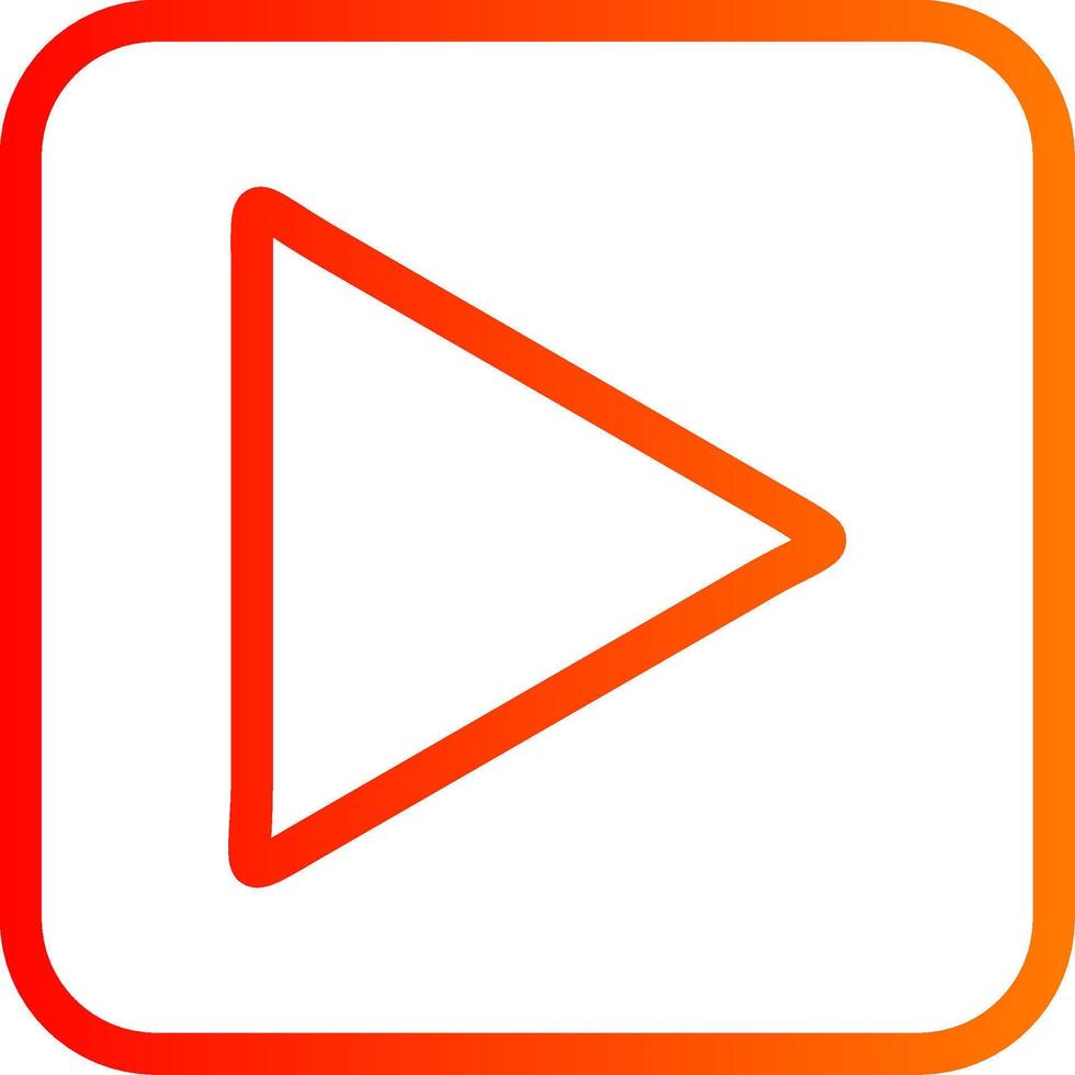 Play Button Colorful Icon vector