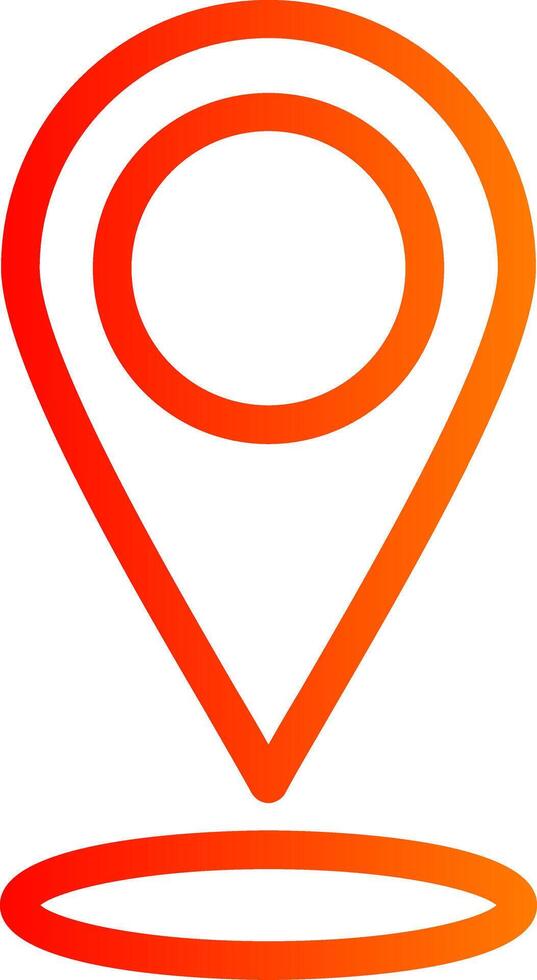 Location Colorful Icon vector