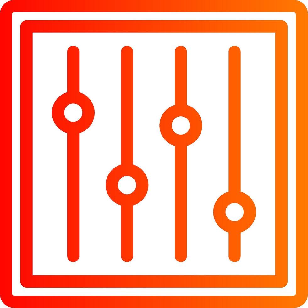 Adjustment Colorful Icon vector
