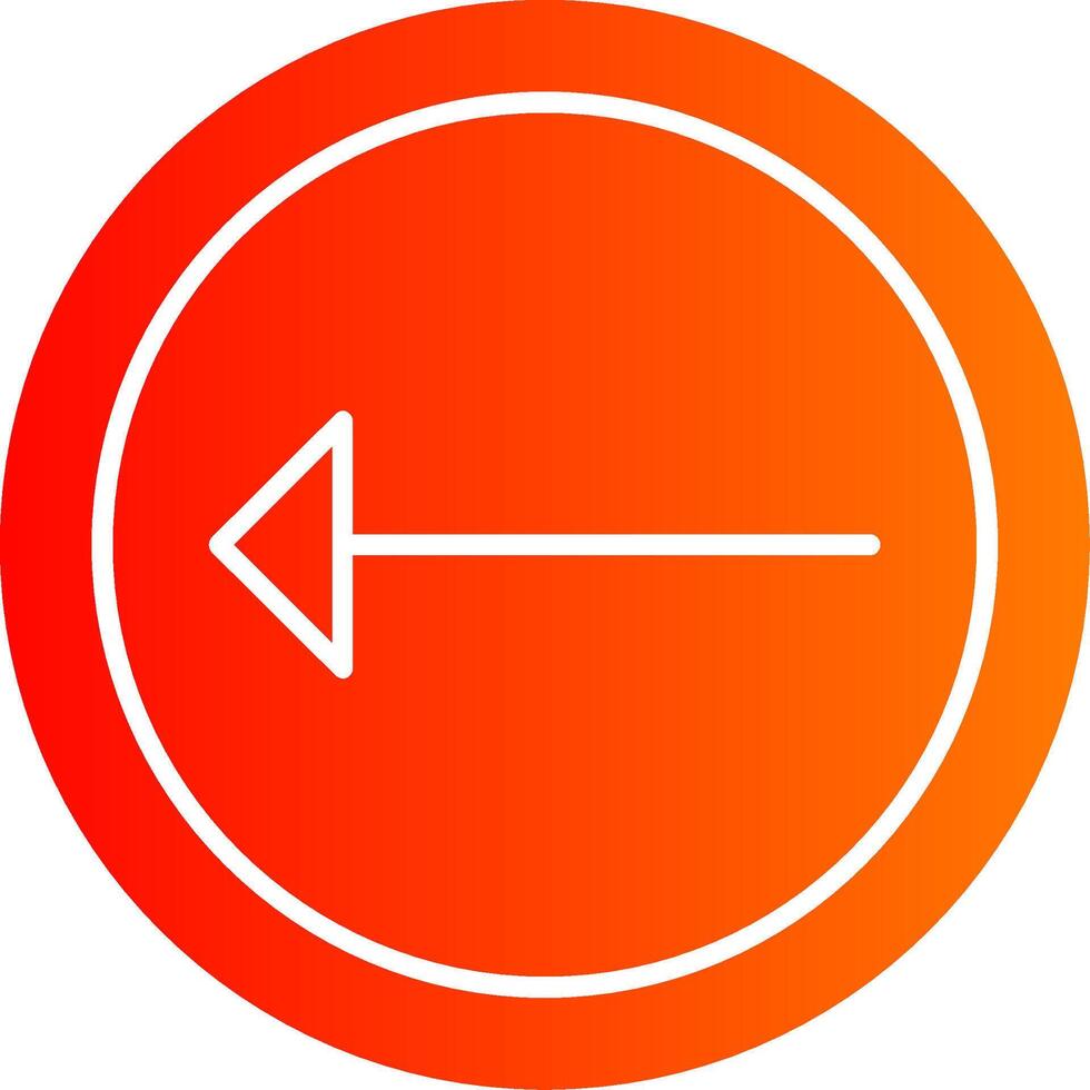 Left Colorful Icon vector