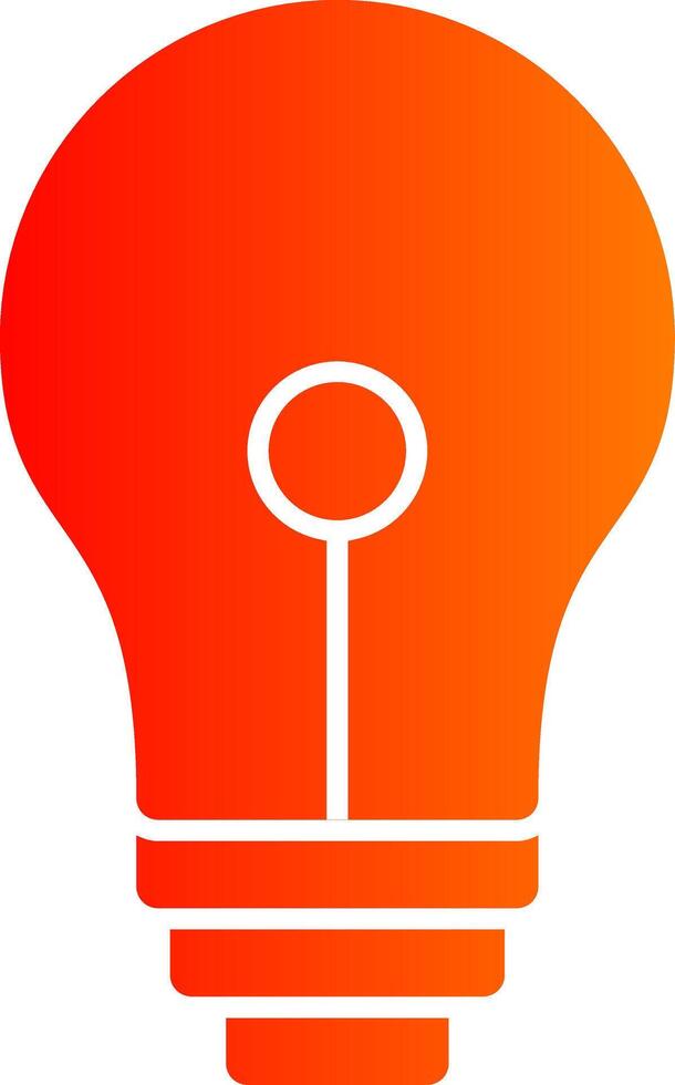 Bulb Colorful Icon vector