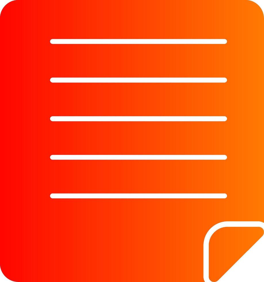 Document Colorful Icon vector