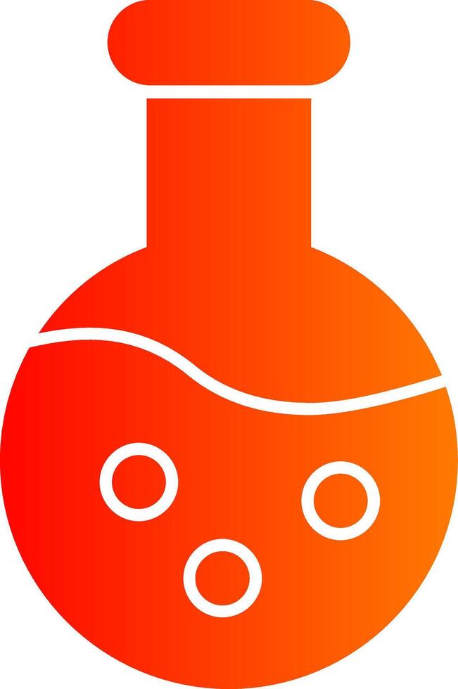 Flask Colorful Icon vector