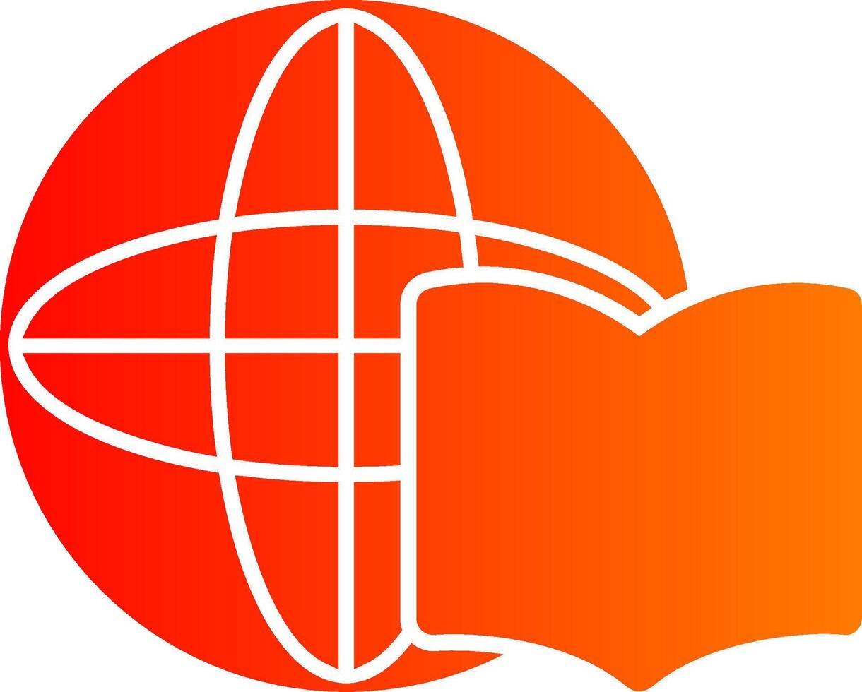 Distance Book Colorful Icon vector