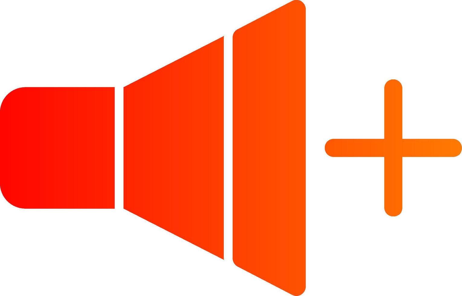 Volume Up Colorful Icon vector