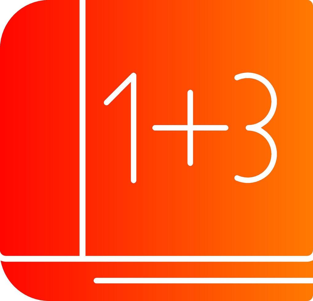 Maths Colorful Icon vector