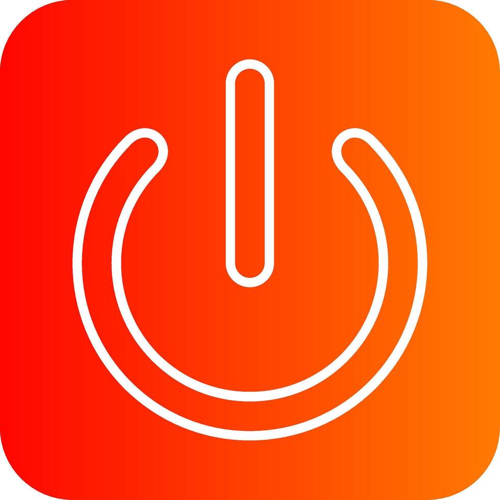 Start Button Colorful Icon vector