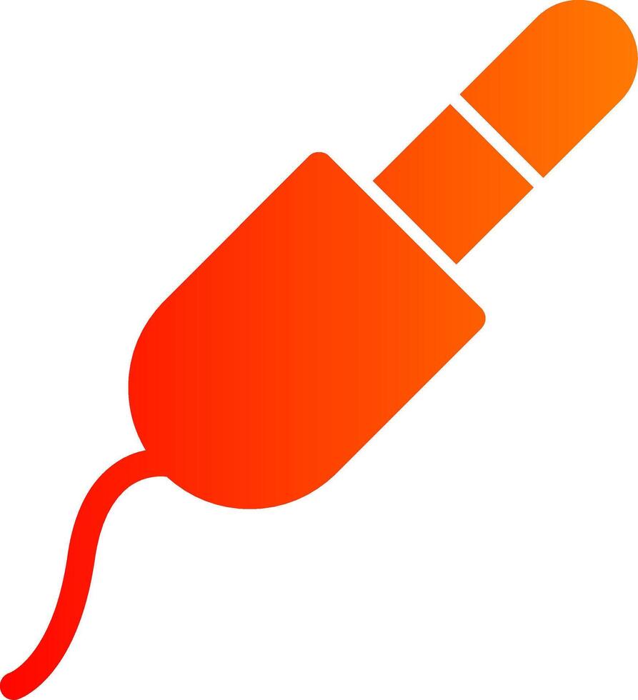 Audio Jack Colorful Icon vector