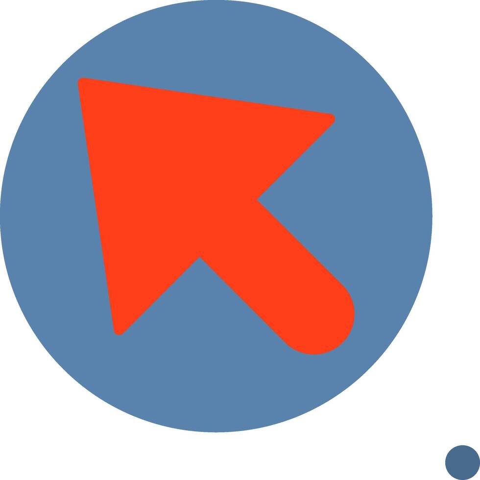 Mouse Cursor Colorful Icon vector