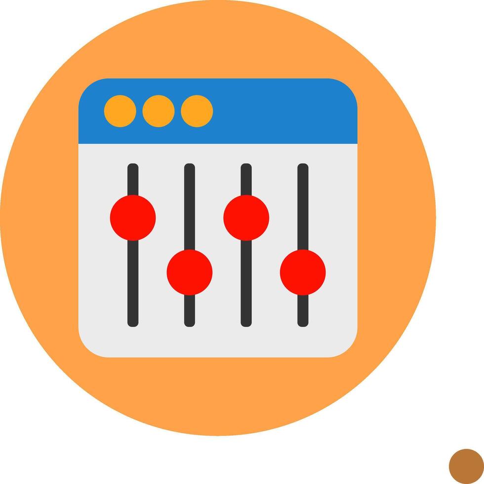 Equalizer Colorful Icon vector