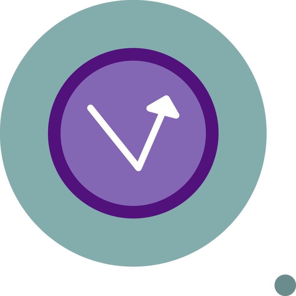 Bounce Colorful Icon vector