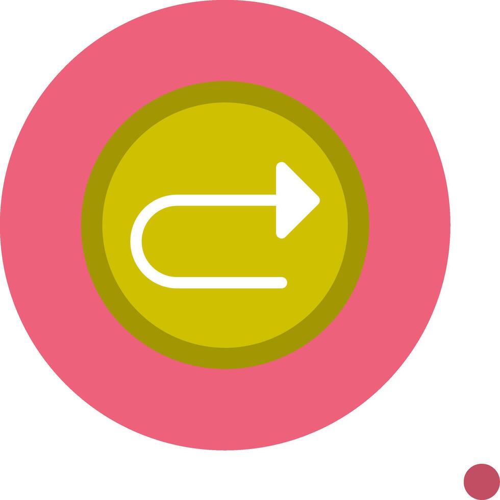 Right Arrow Colorful Icon vector