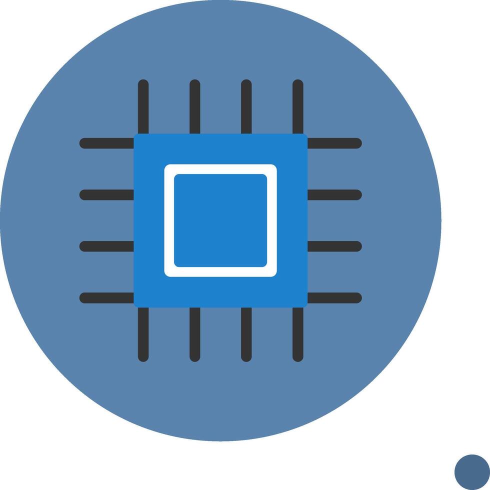 Cpu Colorful Icon vector