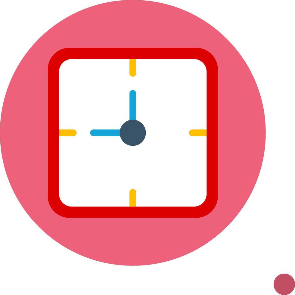 Clock Colorful Icon vector