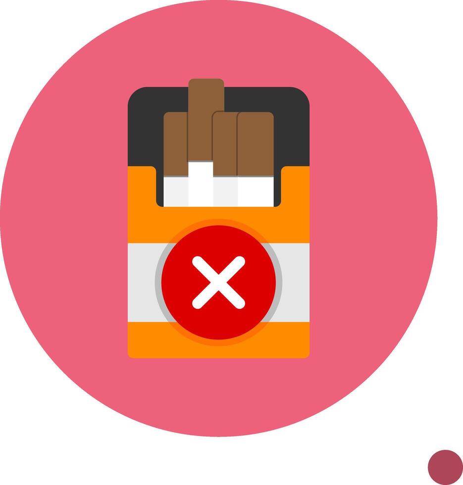 Quit Smoking Colorful Icon vector