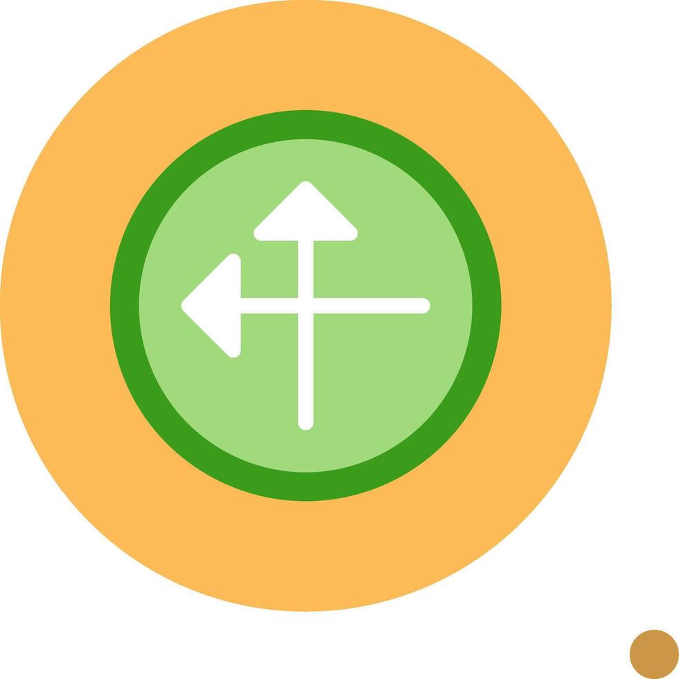 Intersect Colorful Icon vector