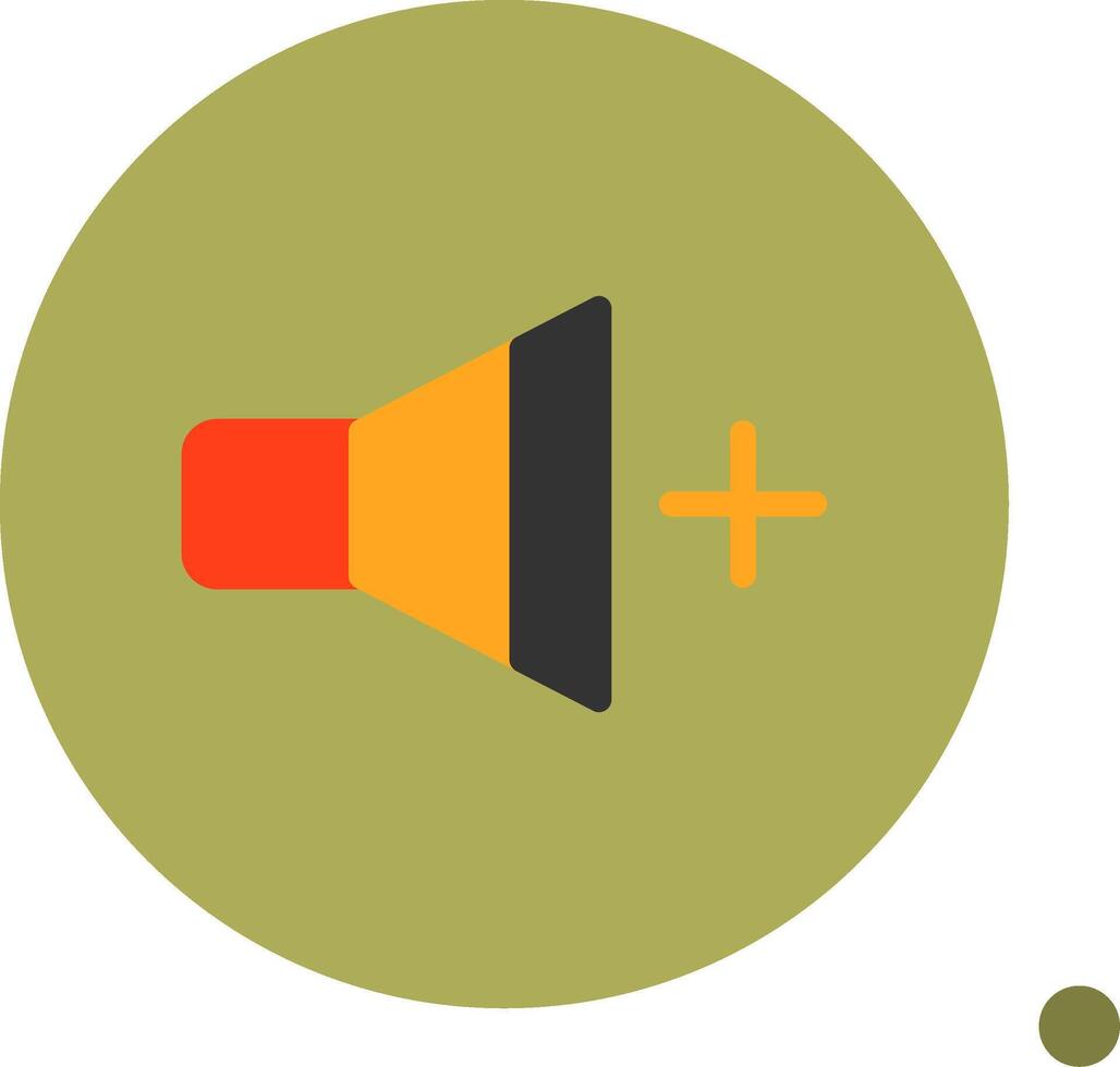 Volume Up Colorful Icon vector