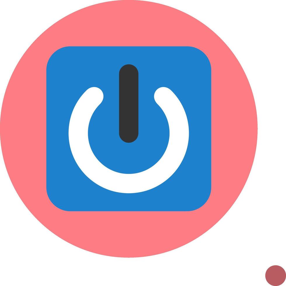 Start Button Colorful Icon vector