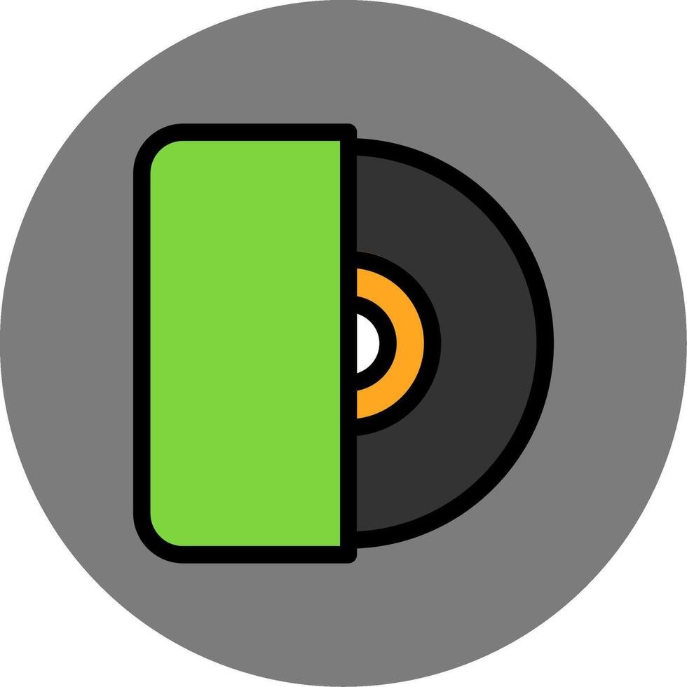 Cd Colorful Icon vector