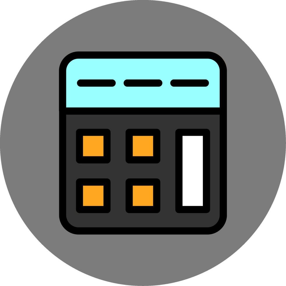 Calculator Colorful Icon vector