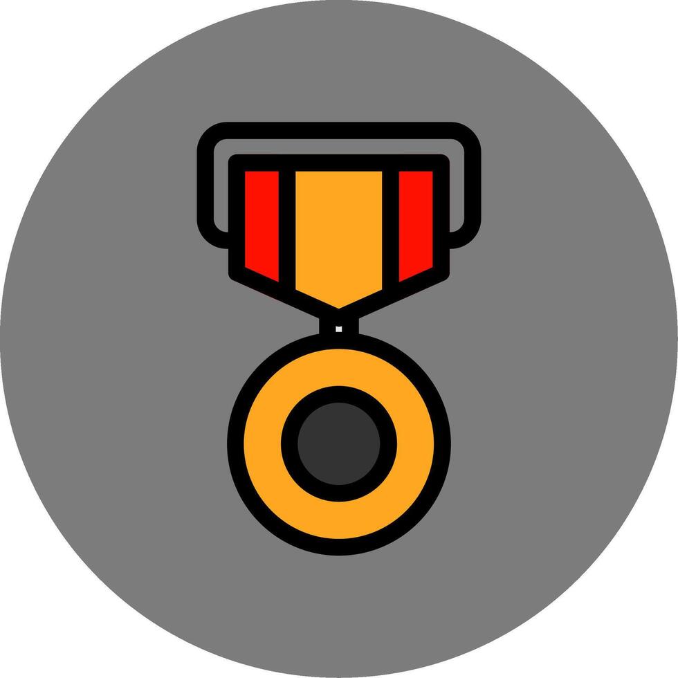 Medal Colorful Icon vector