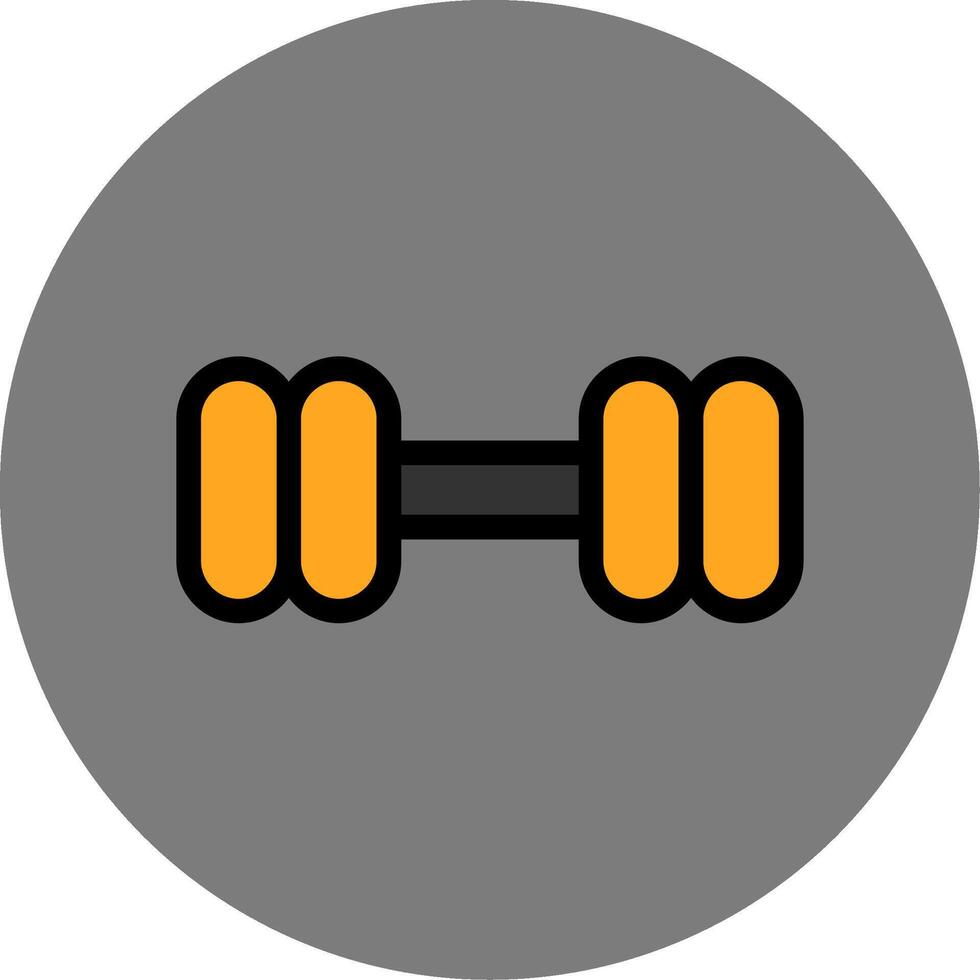 Dumbbell Colorful Icon vector