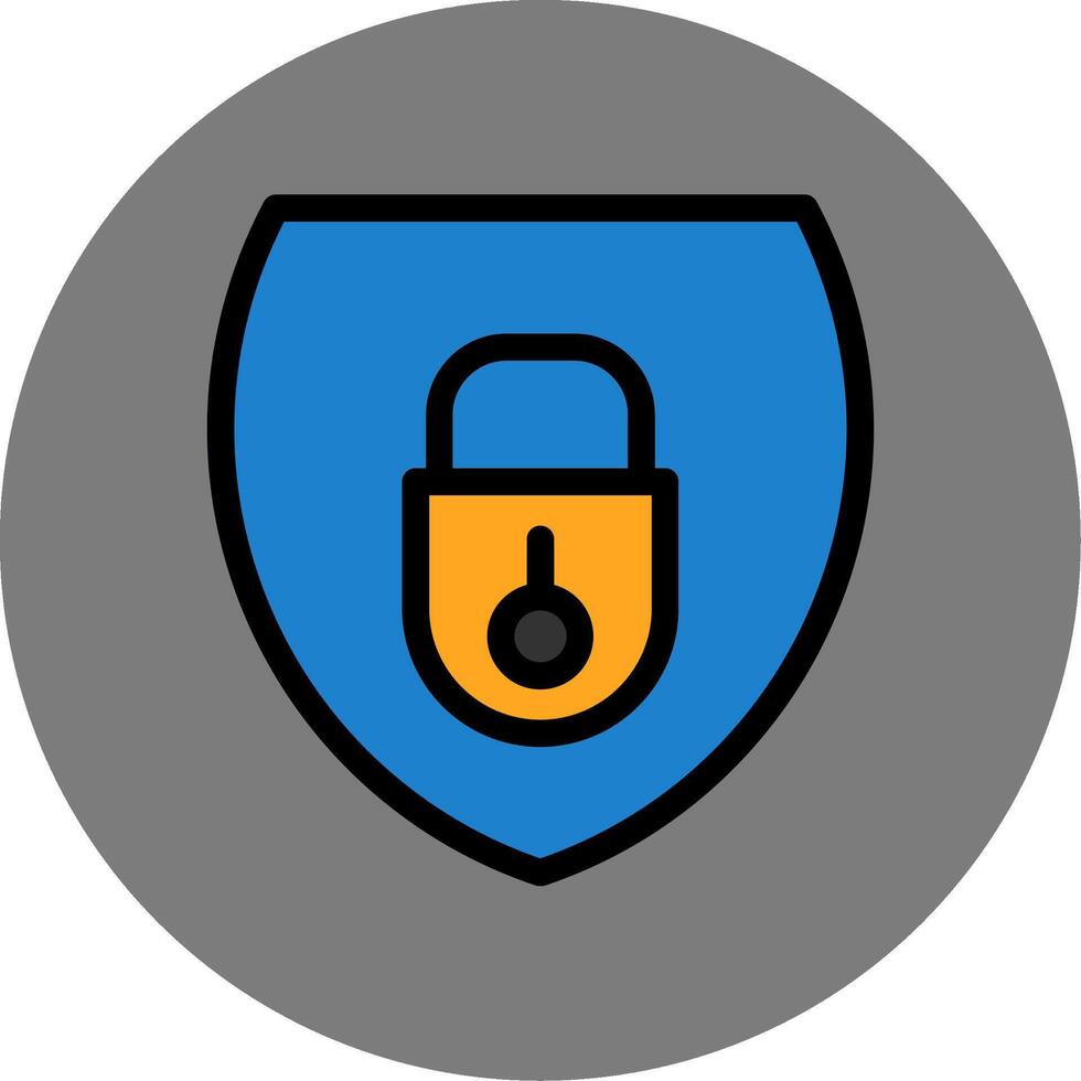 Security Colorful Icon vector