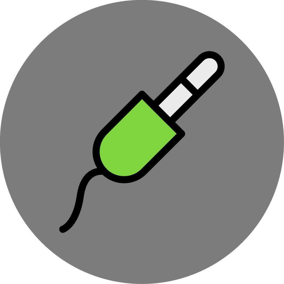 Audio Jack Colorful Icon vector
