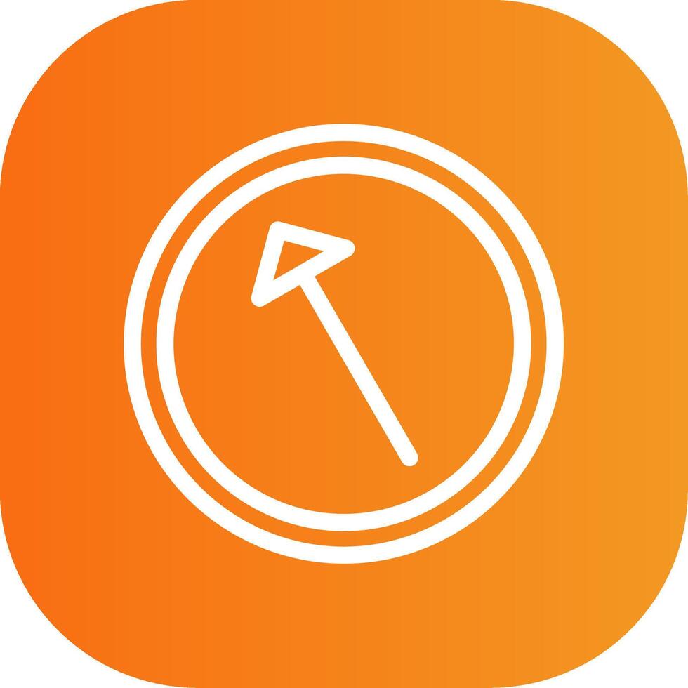Left Up Colorful Icon vector