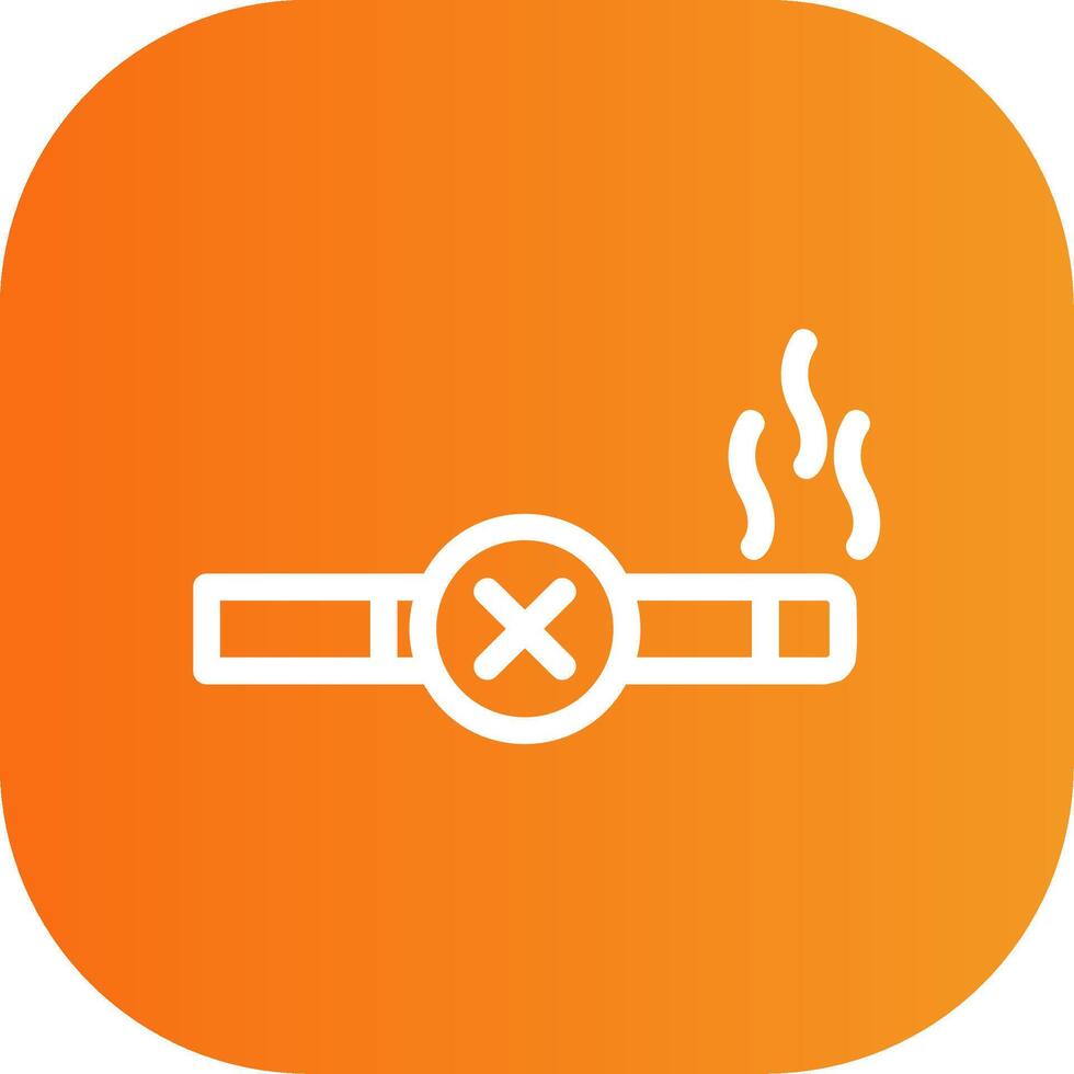 No Smoking Colorful Icon vector
