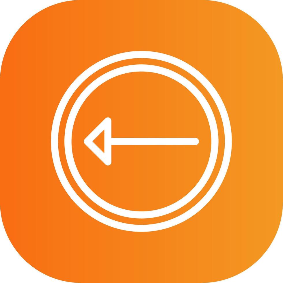 Left Colorful Icon vector