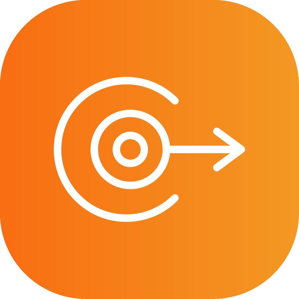 Right Arrow Colorful Icon vector