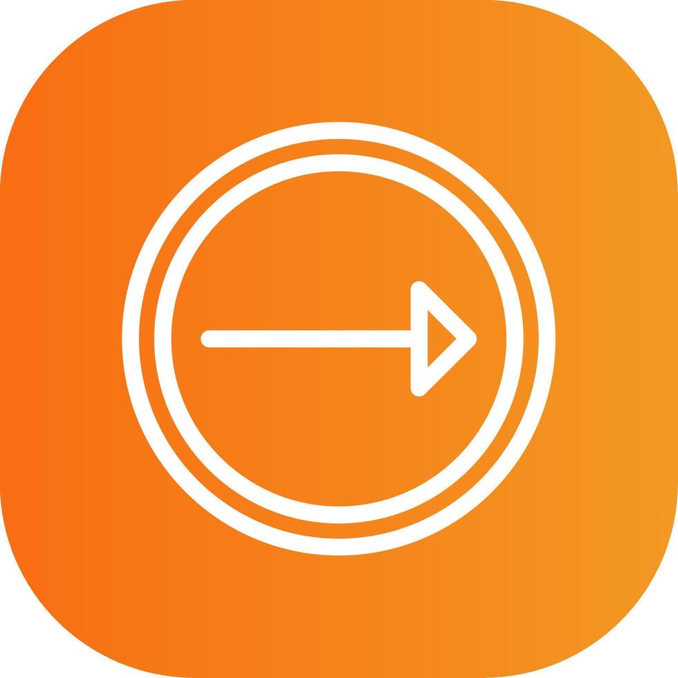 Right Colorful Icon vector