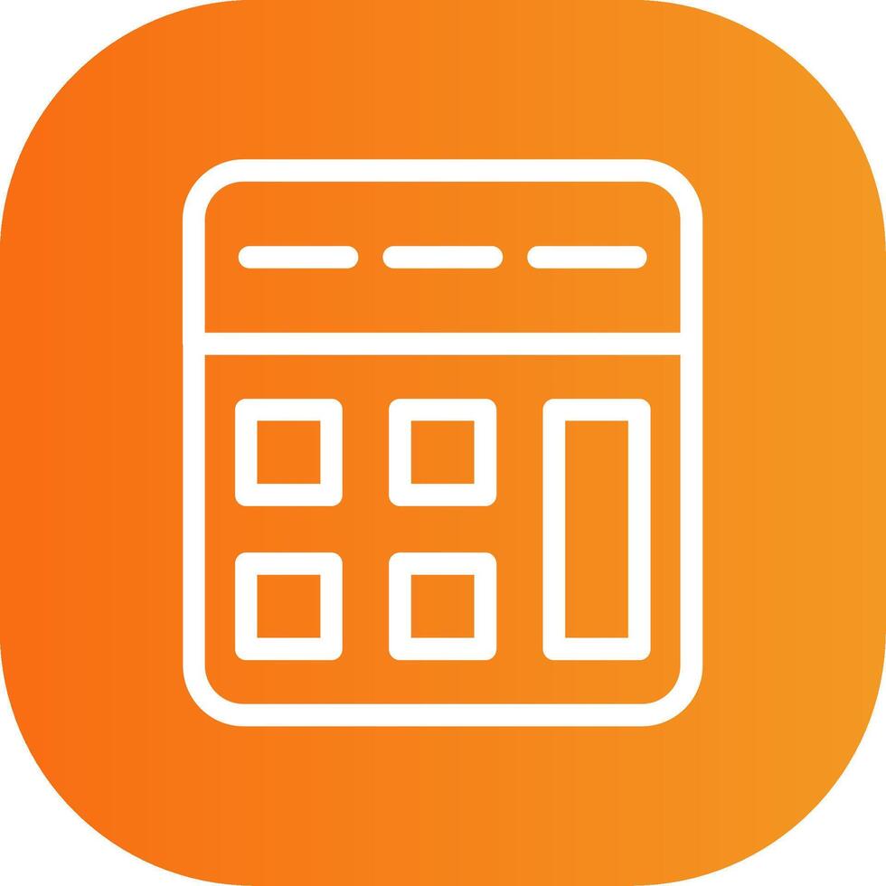 Calculator Colorful Icon vector