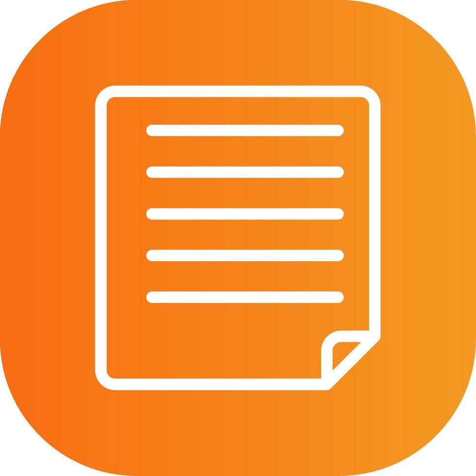 Document Colorful Icon vector