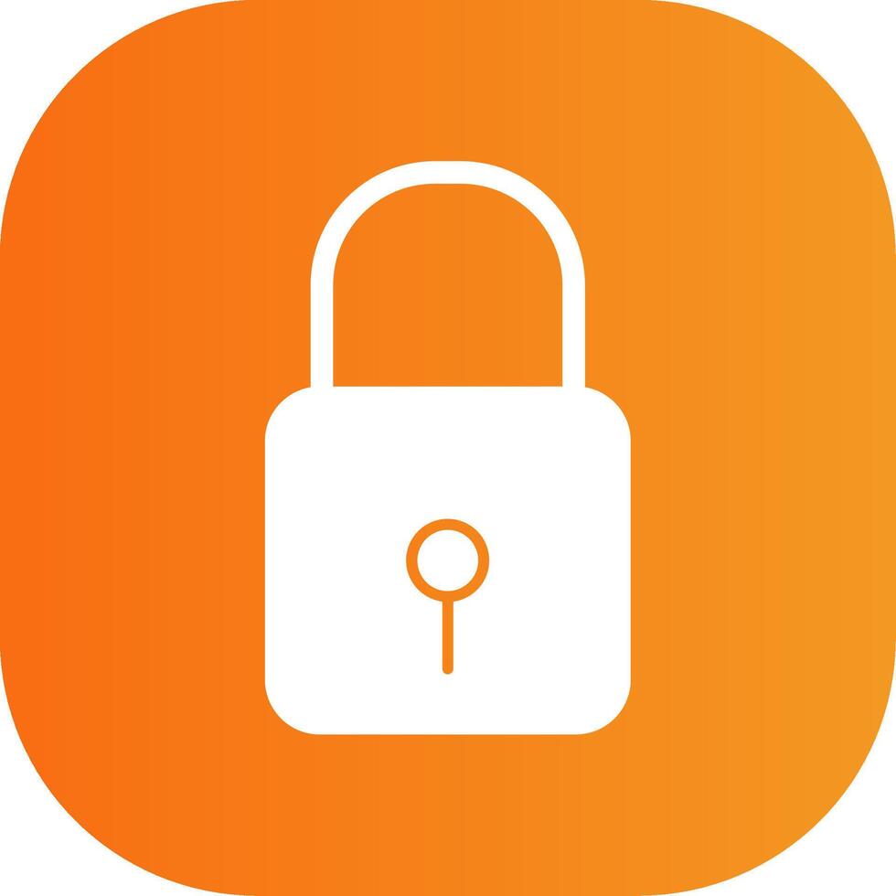 Lock Colorful Icon vector