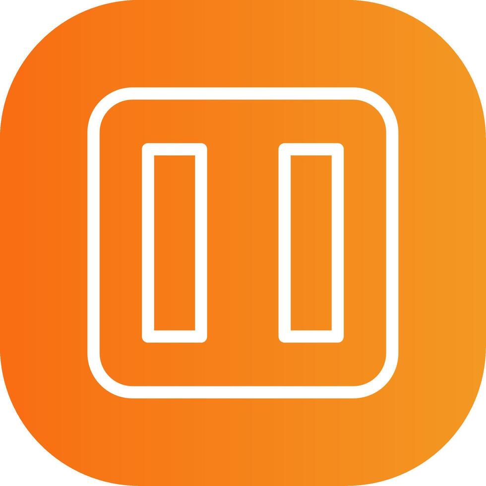 Pause Button Colorful Icon vector