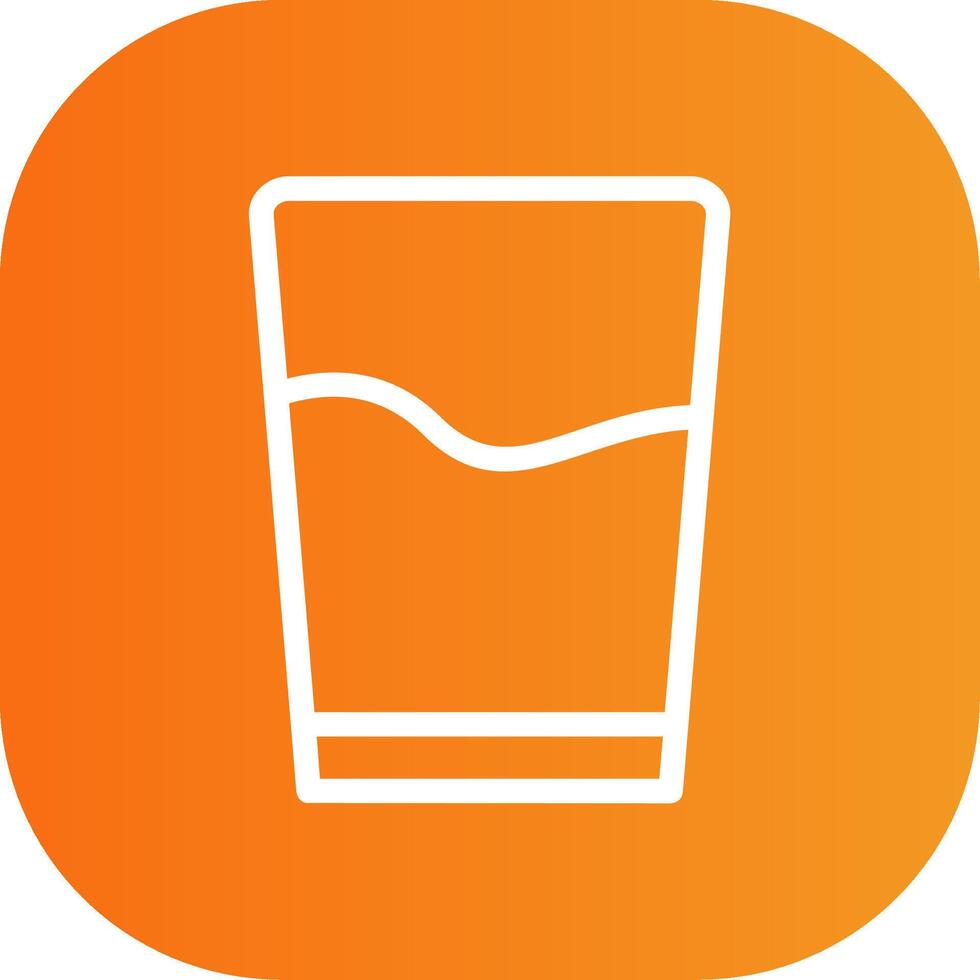 Glass Of Water Colorful Icon vector