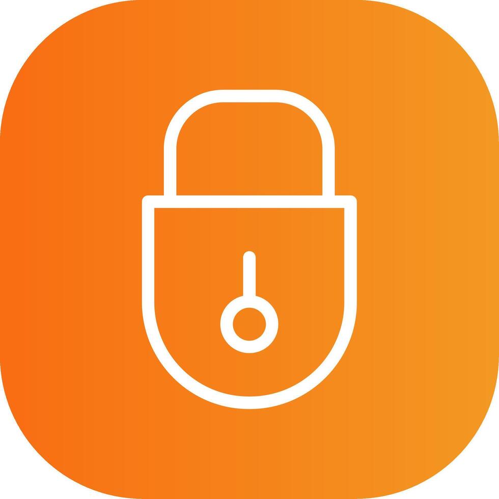 Lock Colorful Icon vector