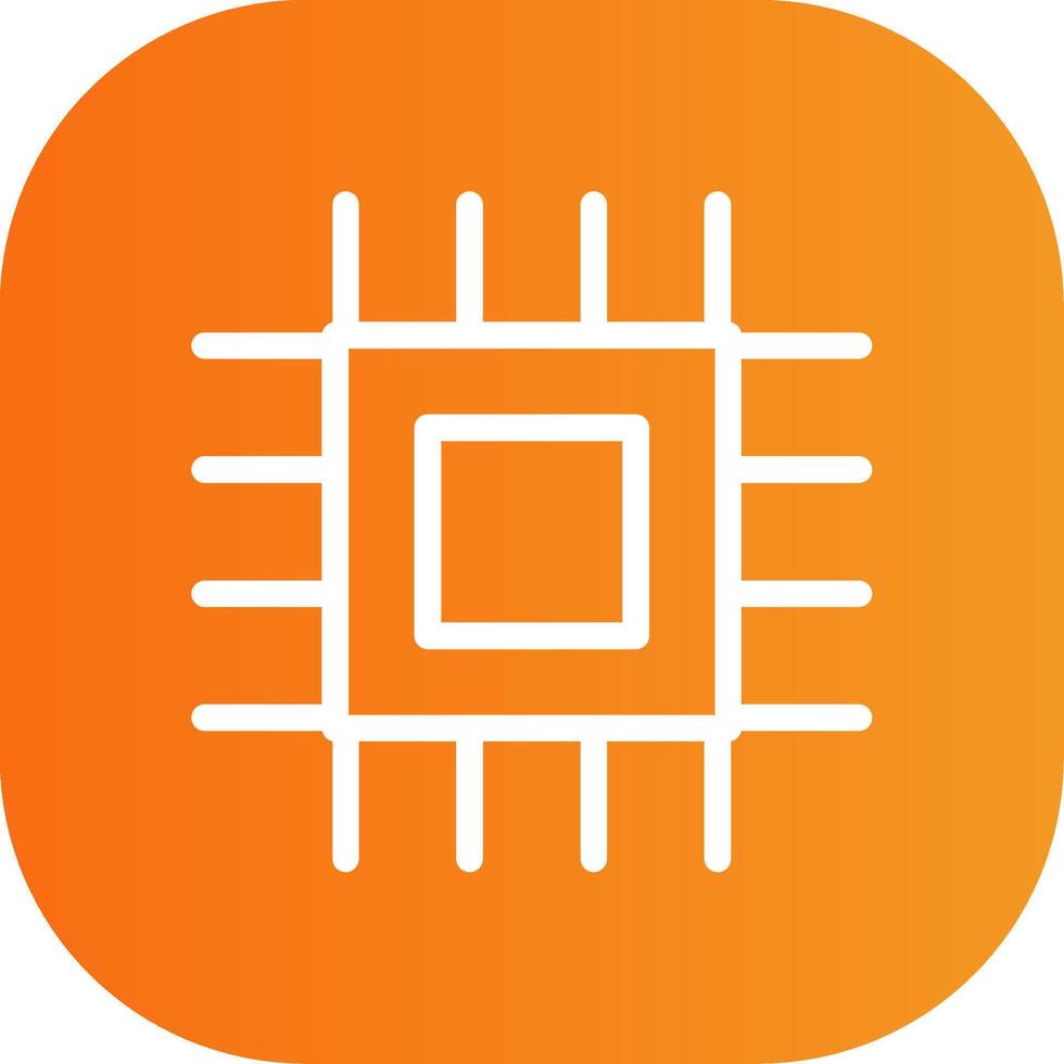 Cpu Colorful Icon vector