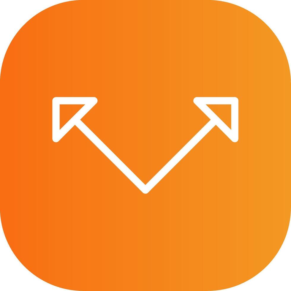 Left Chevron Colorful Icon vector
