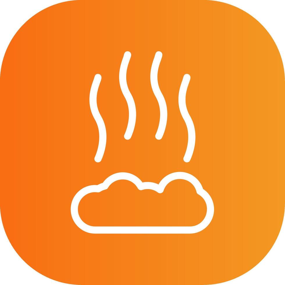Smoke Colorful Icon vector