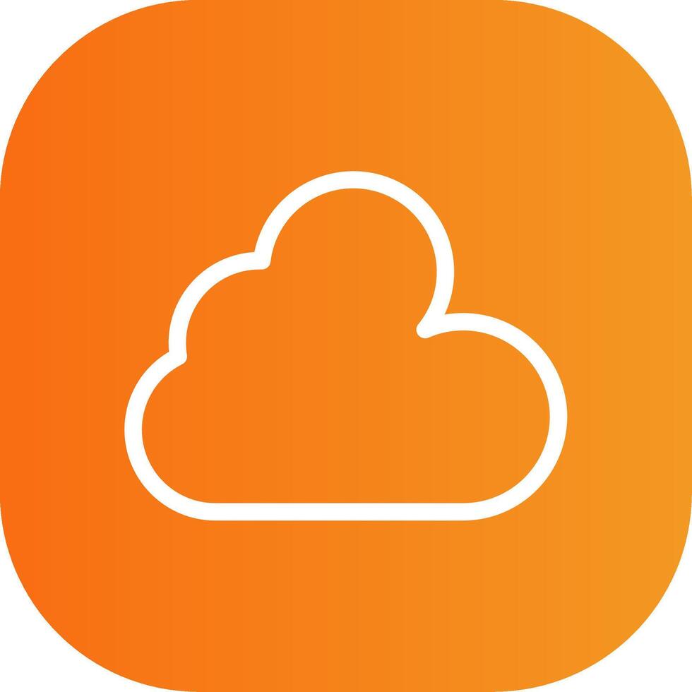 Cloud Colorful Icon vector