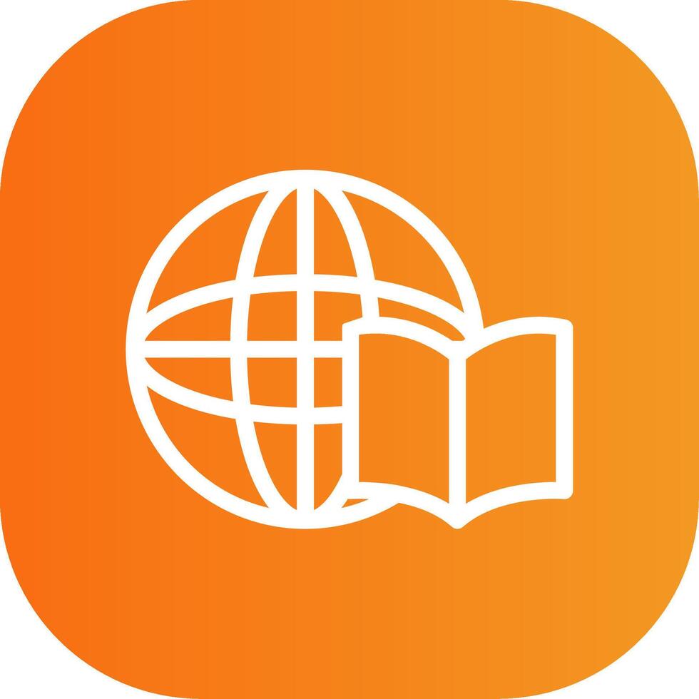 Distance Book Colorful Icon vector