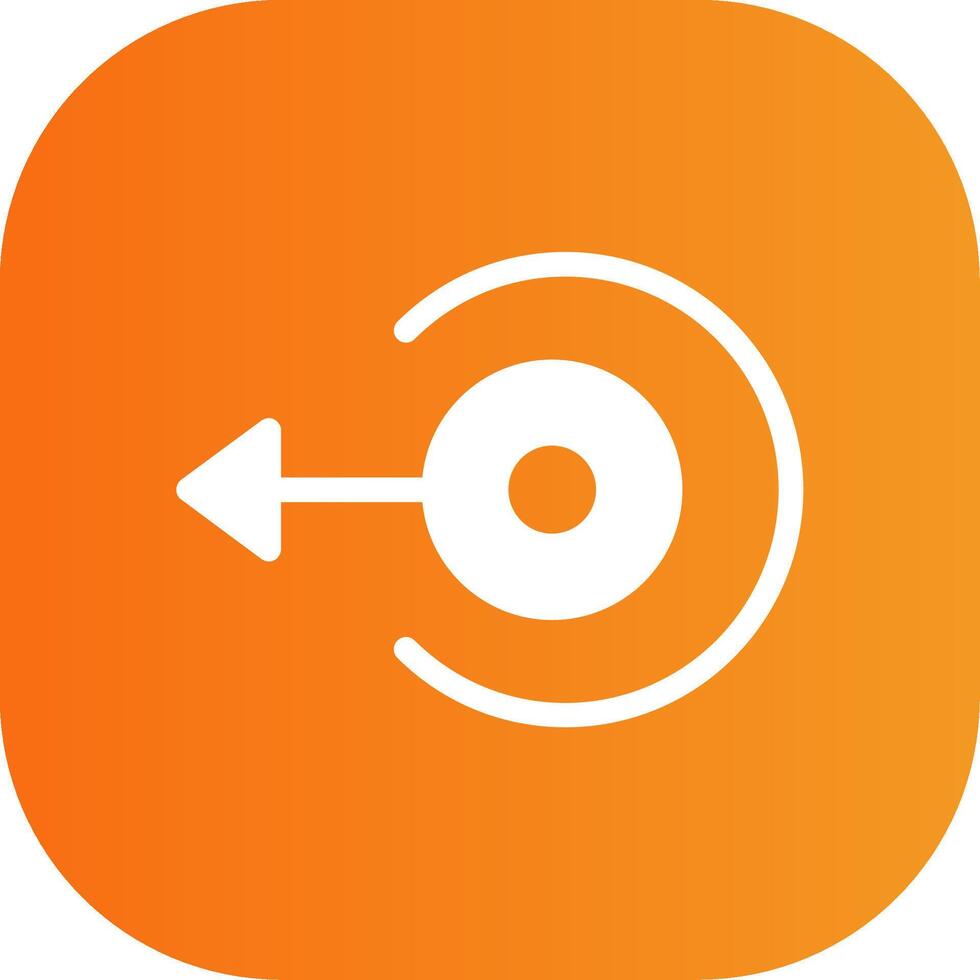 Left Arrow Colorful Icon vector