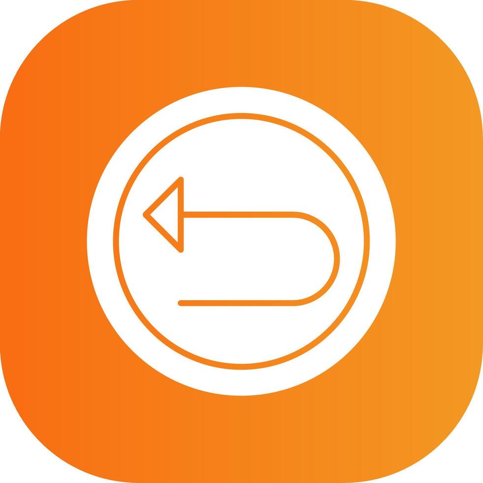 Left Arrow Colorful Icon vector
