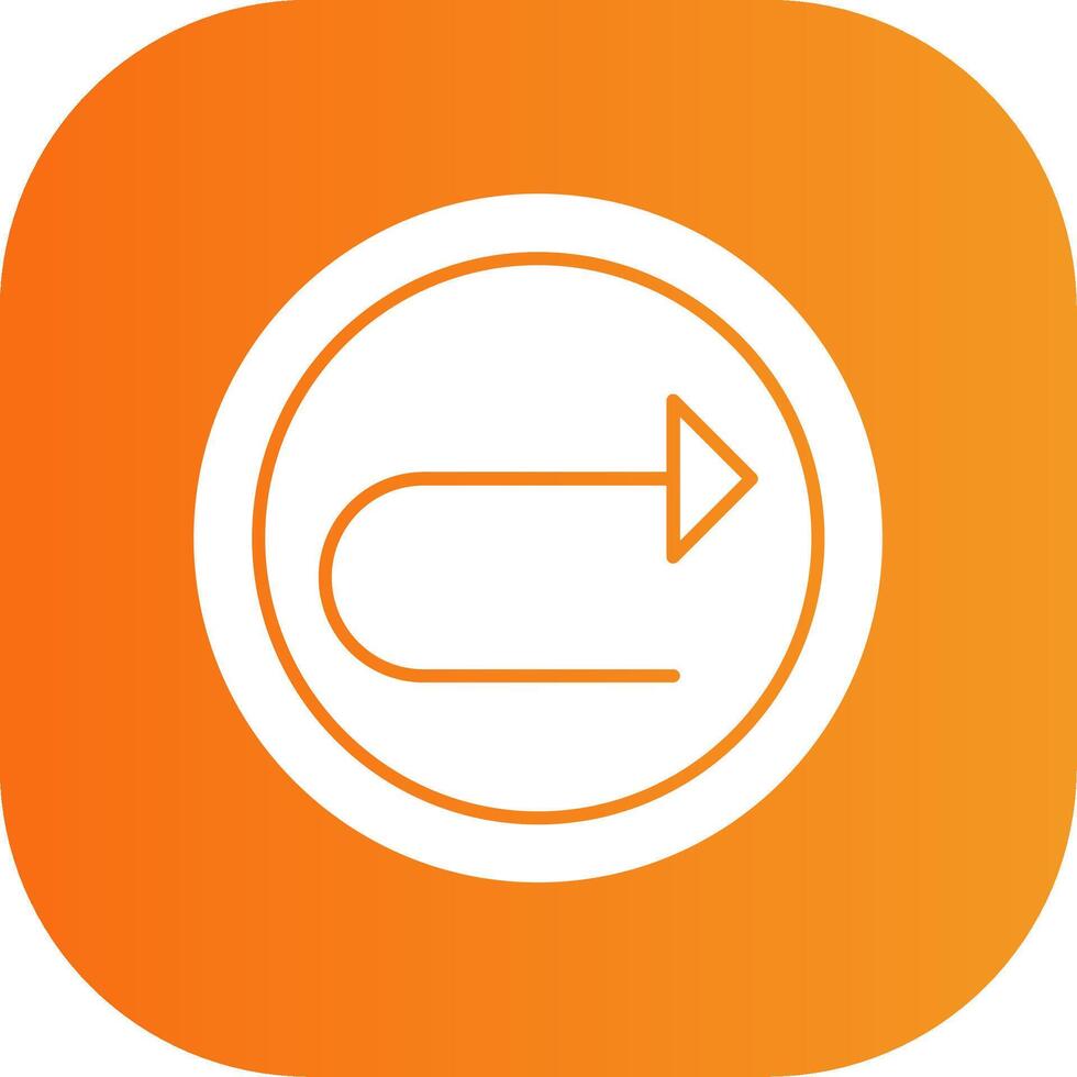 Right Arrow Colorful Icon vector